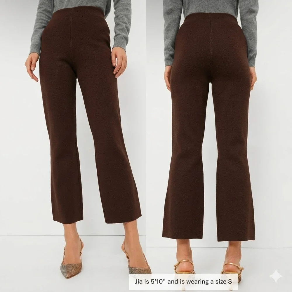 TUCKERNUCK Brown Compression Knit Ashford Pants Size XS NWT